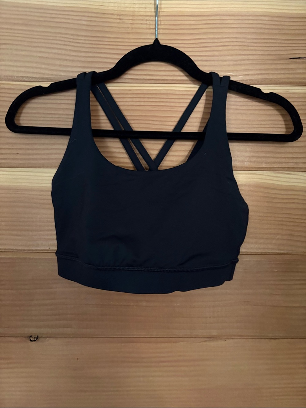 Lululemon Black Strappy Sports Bralette